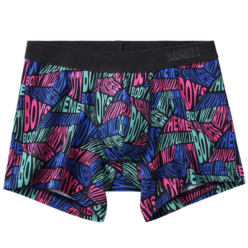 ボディワイルド 綿 ベア天 ボクサーブリーフ メンズ 前閉じ グンゼ M L 下着 パンツ インナー 男性用 ボクサー 綿混 ストレッチ 快適 フィット おしゃれ グラフィック デザイン ブランド 人気 シンプル アンダーウェア デイリー ギフト プレゼント オールシーズン