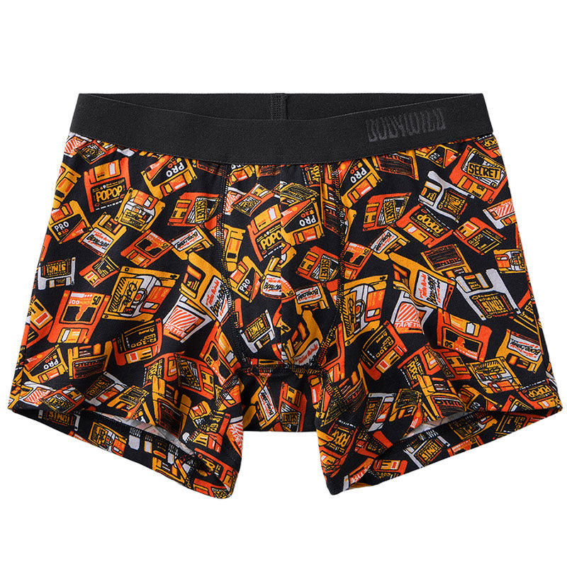 ボディワイルド 綿 ベア天 ボクサーブリーフ メンズ 前閉じ グンゼ M L 下着 パンツ インナー 男性用 ボクサー 綿混 ストレッチ 快適 フィット おしゃれ グラフィック デザイン ブランド 人気 シンプル アンダーウェア デイリー ギフト プレゼント オールシーズン