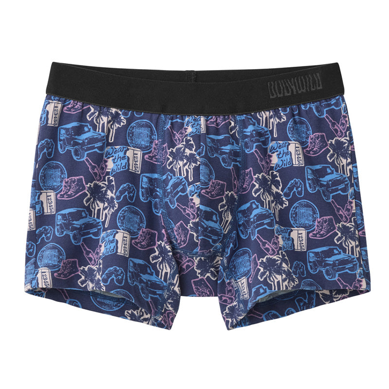 ボディワイルド 綿 ベア天 ボクサーブリーフ メンズ 前閉じ グンゼ M L 下着 パンツ インナー 男性用 ボクサー 綿混 ストレッチ 快適 フィット おしゃれ グラフィック デザイン ブランド 人気 シンプル アンダーウェア デイリー ギフト プレゼント オールシーズン