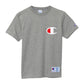 Champion Tシャツ メンズ 半袖 S～XL (男性 紳士 左胸刺繍 シャツ インナー チャンピオン 綿100%) (在庫限り)
