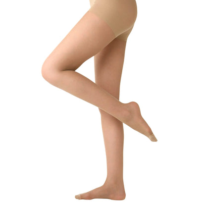 カロリーオフ 段階式着圧パンスト 20デニール M-L (段階着圧 つま先補強 パンツストッキング 引き締め 美脚 むくみ改善 スリムサポート 20D 20denier ウォーキング 細く見せる カロリー消費 履くだけダイエット CALORIE OFF)