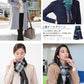 カシミヤ100% チェック柄マフラー レディース フリーサイズ (カシミア カシミヤ100% カシミア100% キャメル ブルー カシミヤマフラー プレゼント クリスマス ギフト 秋冬 かわいい) (在庫限り)