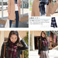 カシミヤ100% チェック柄マフラー レディース フリーサイズ (カシミア カシミヤ100% カシミア100% キャメル ブルー カシミヤマフラー プレゼント クリスマス ギフト 秋冬 かわいい) (在庫限り)