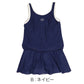 スクール水着 女の子 ワンピース ブラウジングワンピ CECIL McBEE セシルマクビー キッズ ジュニア 水着 ガールズ UVカット ゼッケン付き のびるゼッケン カップ取付可 140cm～170cm ストレッチ 黒 紺 学校用 授業用 プール