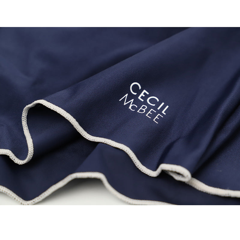 スクール水着 女の子 セパレート セパレーツ キュロット CECIL McBEE セシルマクビー キッズ ジュニア 水着 ガールズ スカート付き ショーツ一体型 UVカット ゼッケン付き のびるゼッケン 140cm～170cm カップ取付可 ストレッチ 黒 紺 学校用