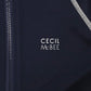 ラッシュガード スクール水着 女の子 CECIL McBEE セシルマクビー キッズ ジュニア ガールズ フライス UVカット UPF50+ 紫外線対策 のびるゼッケン付き 学校用 プール 水泳授業 140cm～160cm スイムウェア ブラック ネイビー