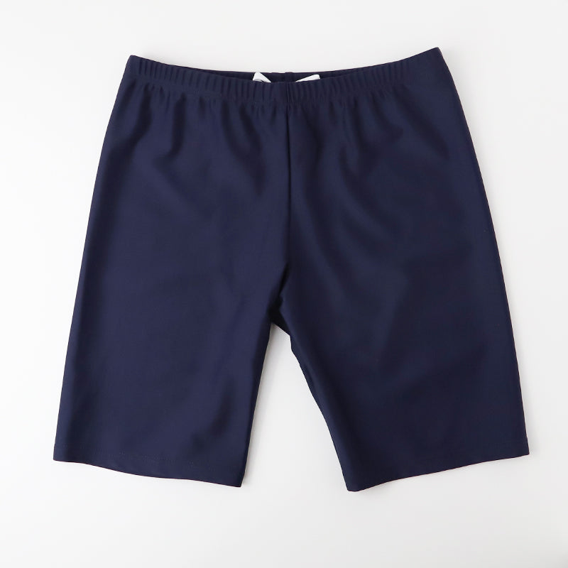 スクール水着 男の子 ロングパンツ ルーズフィット キッズ ジュニア 水着 スイムパンツ ロング丈 ゆったり 幅広 体型カバー ウエスト調節ヒモ ストレッチ 120cm～170cm 学校用 授業用 プール 黒 紺