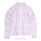 ラッシュガード キッズ 女の子 長袖 グラデーション 水着 ジュニア ガールズ UVカット UPF50+ 紫外線カット ストレッチ ポリエステル混 ブルー パープル 140cm～160cm プール 海 水遊び 日差し対策 夏用