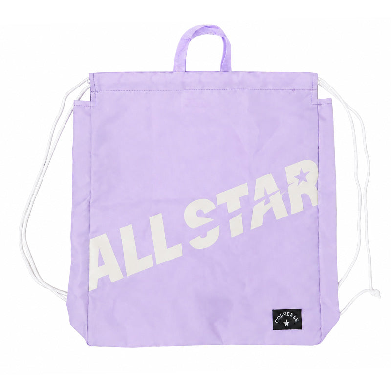 ナップサック CONVERSE コンバース キッズ 子供 男の子 女の子  W36×H44×D7cm ポリエステル お名前スペース付き 体操服袋 体操着袋 巾着リュック プールバッグ スイムバッグ 習い事 通学 通園 小学生 ブラック ネイビー ベージュ サックス