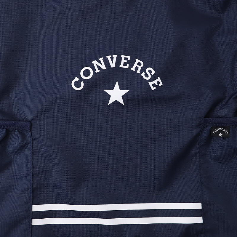 ナップサック CONVERSE コンバース キッズ 子供 男の子 女の子 ポリエステル サイドポケット付き お名前スペース付き 紐長さ調節可 体操服袋 体操着袋 巾着リュック プールバッグ W36×H44×D7cm スイムバッグ 習い事 通学 通園 小学生