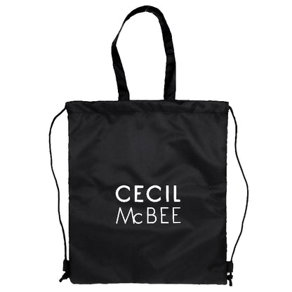 プールバッグ キッズ 女の子 ナップサック 2WAY トートバッグ CECIL McBEE セシルマクビー ショルダーバッグ 大きめ 体操服入れ 水着入れ お名前スペース 紐調節可 ポリエステル ブラック ベージュ ピンク W38×H44cm 学校用 水泳授業