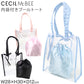 プールバッグ キッズ 女の子 トートバッグ CECIL McBEE セシルマクビー 内袋付き ビニールバッグ 水泳バッグ スイムバッグ ガールズ 子供用 ポリエステル 塩化ビニル樹脂 ブラック ピンク サックス W28×H30×D12 学校用 プール 海 水遊び 夏用