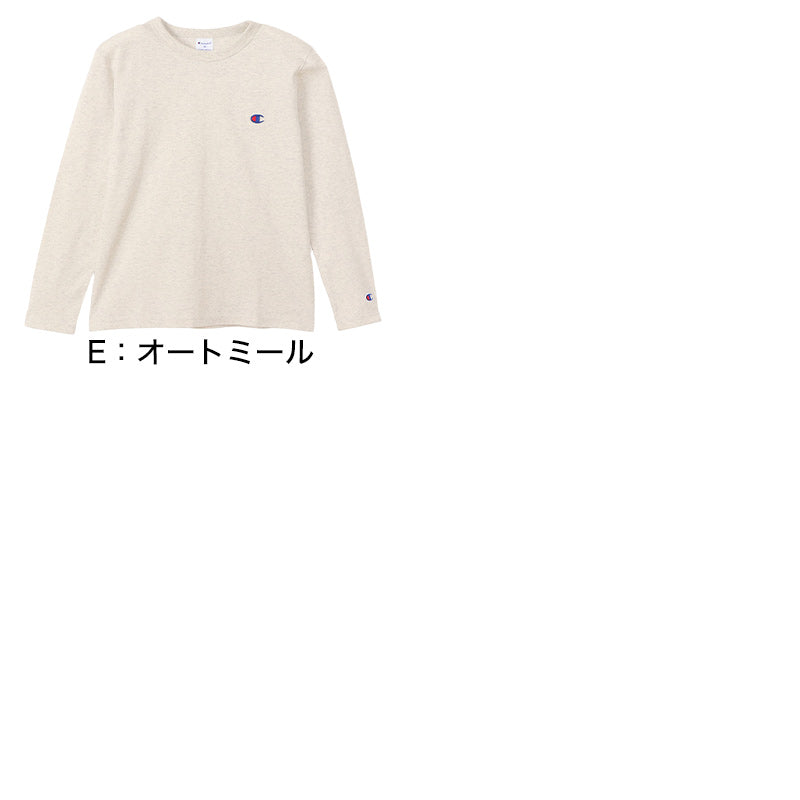チャンピオン キッズ 綿100% 長袖 Tシャツ 丸首 130 140 150 160 子ども 子供 男子 女子 Champion ジュニア ロゴ 