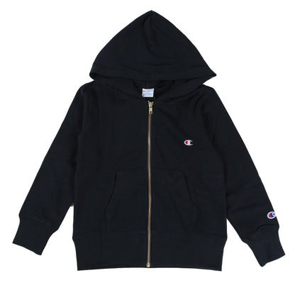 チャンピオン キッズ スウェット パーカー 90cm～140cm (Champion 綿100％ ロゴ 子供服 男の子 女の子 アウター) (在庫限り)