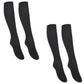 ソックス 無地 ハイソックス 白 紺 黒 靴下 ジュニア スクールソックス 2足組 2セット 16-18cm～24-26cm ソックス 女子 男子 通学 学生 子供 まとめ売り