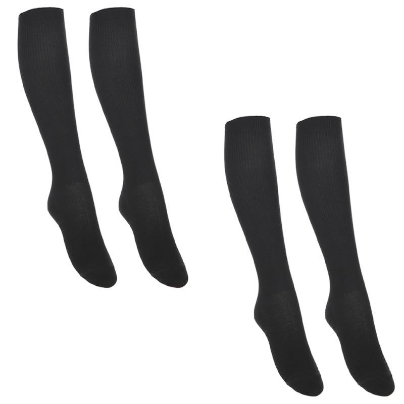 ソックス 無地 ハイソックス 白 紺 黒 靴下 ジュニア スクールソックス 2足組 2セット 16-18cm～24-26cm ソックス 女子 男子 通学 学生 子供 まとめ売り