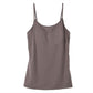 カップ付き キャミソール レディース ブラトップ 綿素材使用 綿混 無地 シンプル ベーシック 楽 ゆったり 重ね着 インナー リラックス ヨガ 下着 春 夏 秋 黒 白 グレー ベージュ 青 茶 M L LL
