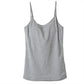カップ付き キャミソール レディース ブラトップ 綿素材使用 綿混 無地 シンプル ベーシック 楽 ゆったり 重ね着 インナー リラックス ヨガ 下着 春 夏 秋 黒 白 グレー ベージュ 青 茶 M L LL