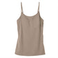カップ付き キャミソール レディース ブラトップ 綿素材使用 綿混 無地 シンプル ベーシック 楽 ゆったり 重ね着 インナー リラックス ヨガ 下着 春 夏 秋 黒 白 グレー ベージュ 青 茶 M L LL