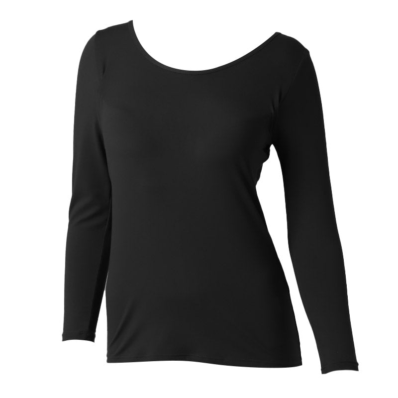 カップ付き 長袖 インナー 起毛 あったか レディース M L LL 暖かい なめらか リラックス アンダーウェア 女性 肌着 下着 無地 30代 40代 50代 60代 冬 寒さ対策 冷え対策 冷え取り