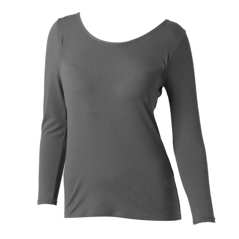 カップ付き 長袖 インナー 起毛 あったか レディース M L LL 暖かい なめらか リラックス アンダーウェア 女性 肌着 下着 無地 30代 40代 50代 60代 冬 寒さ対策 冷え対策 冷え取り