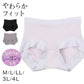 レディース ショーツ インナー 下着 女性用 やわらか フィット M L LL 3L 4L パンツ ストレッチ 伸びる 締め付けない ゴムなし ゴム不使用 ノーストレス 楽ちん らくちん 肌ざわり なめらか レーヨン混 シンプル 無地 デイリー 普段使い 大きいサイズ 婦人