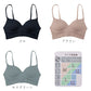 ブラジャー ノンワイヤー レディース 谷間メイクブラ ナチュラル谷間 もちふわカップ 伸縮性 痛くない 楽ちん 3段ホック 肩紐調節 下着 インナー M L LL ワイヤレスブラ ノンストレス やわらかい ふんわり 美胸 自然な谷間 長時間 デイリー
