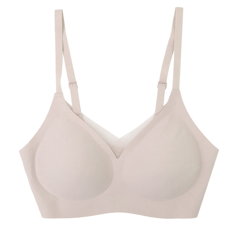 ノンワイヤーブラ レディース 脇高 シームレス ブラジャー もっちりカップ 盛れる ズレにくい M L LL 3L 滑り止め 3段ホック リラックスブラ 軽い 黒 グレー ブラウン ノンワイヤー ワイヤーなし ブラ 下着 レディースブラ 脇肉 はみ肉 バスト流れ