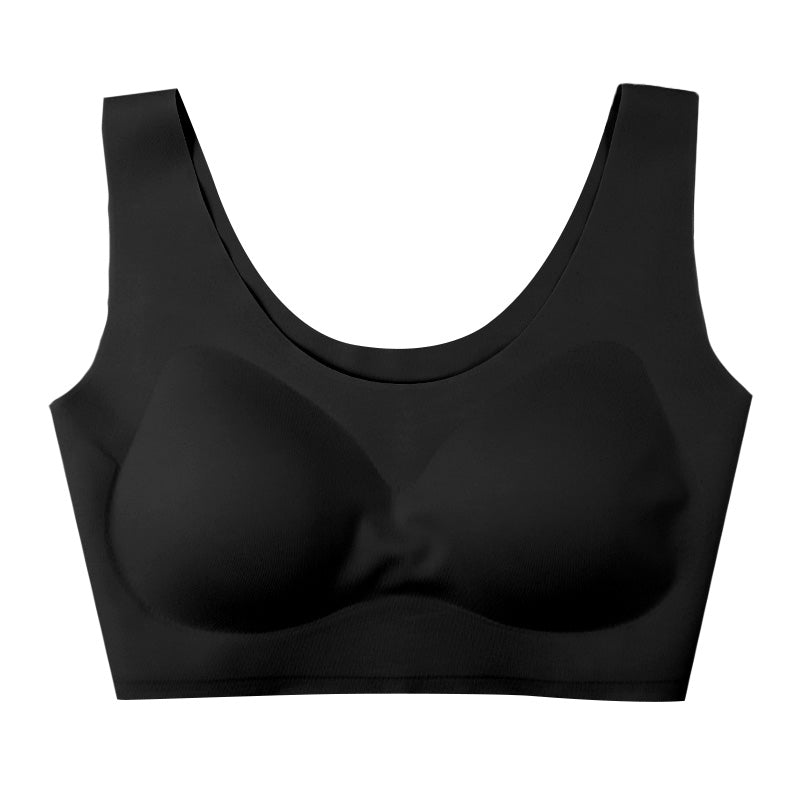 ノンワイヤーブラ レディース 無縫製 脇高 シームレス ブラジャー もっちりカップ 盛れる ズレにくい M L LL 3L 滑り止め 3段ホック リラックスブラ 軽い ノンワイヤー ワイヤーなし ブラ 下着 レディースブラ 脇肉 はみ肉 バスト流れ ハーフトップ
