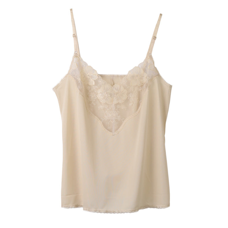 col pierrot レースキャミソール 楽天市場】スリップ ロング レース キャミソール サテン 85cm丈