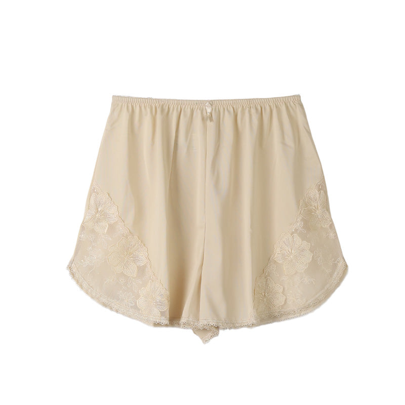 フレアパンツ ペチコート パンツ ペチパンツ レース ショート M L LL 一分丈 透けない 透け防止 インナー ランジェリー かわいい レディース 下着