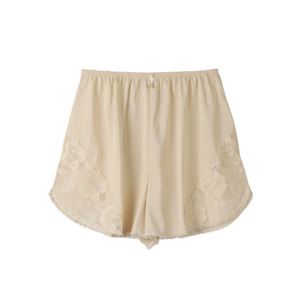 フレアパンツ ペチコート パンツ ペチパンツ レース ショート M L LL 一分丈 透けない 透け防止 インナー ランジェリー かわいい レディース 下着