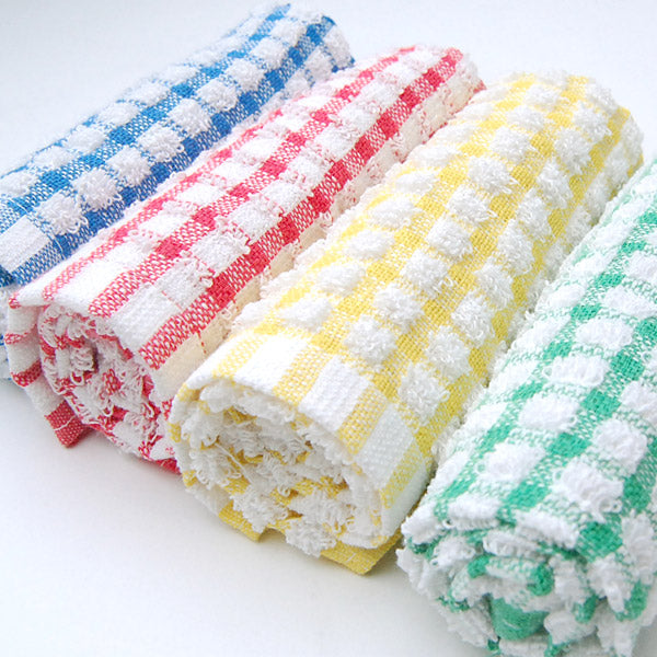 おしぼりタオル 12枚組 約28cm×40cm ワッフル素材 ふきん 布巾 ウォッシュタオル ハンドタオル カラータオル 台拭き お手拭き おてふき お絞り まとめ買い
