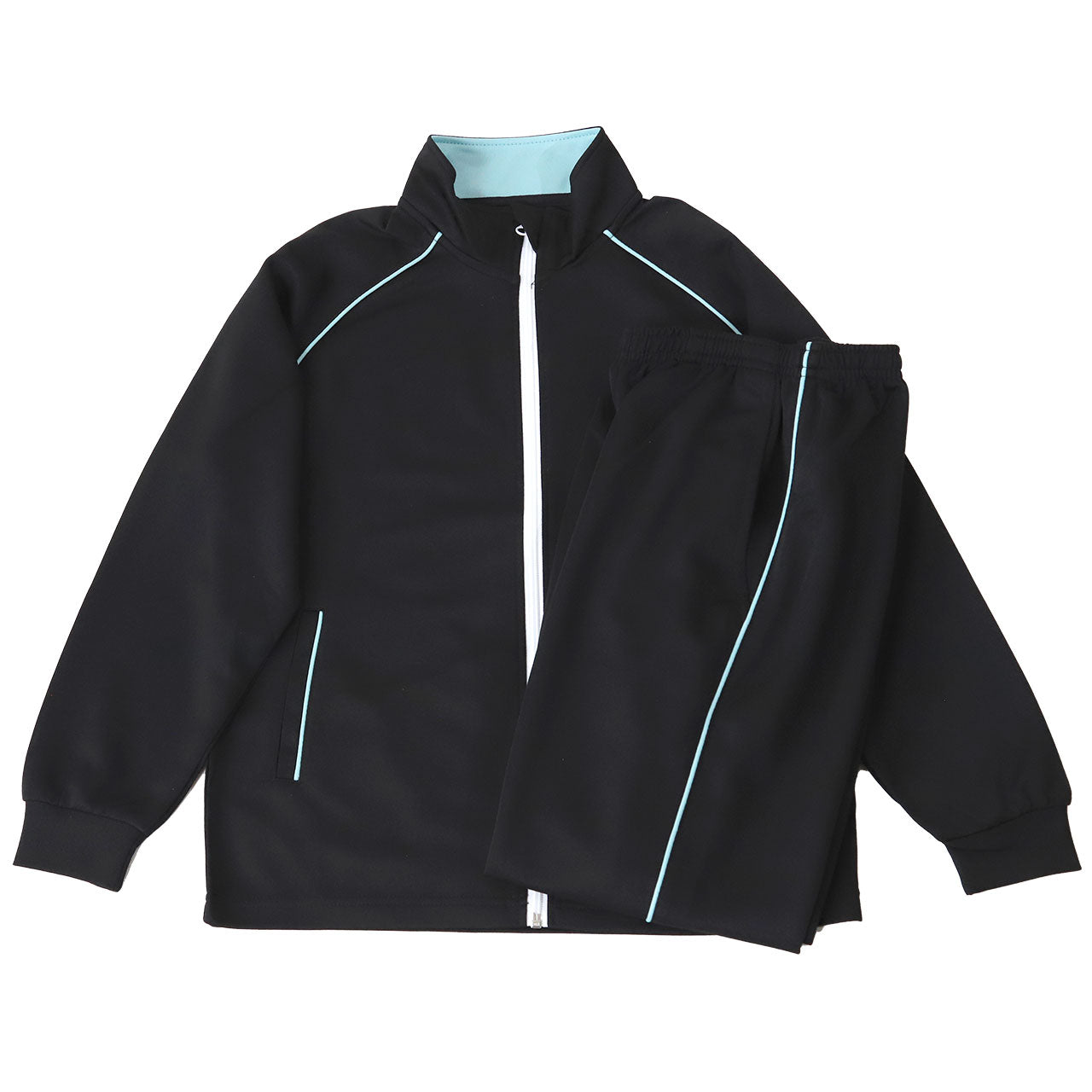 女の子 ジュニア ジャージ 上下セット セットアップ 130cm～160cm セット キッズジャージ 長袖 長ズボン 体操服 女子 キッズ 子供 トレーニングウェア スポーツ (在庫限り)