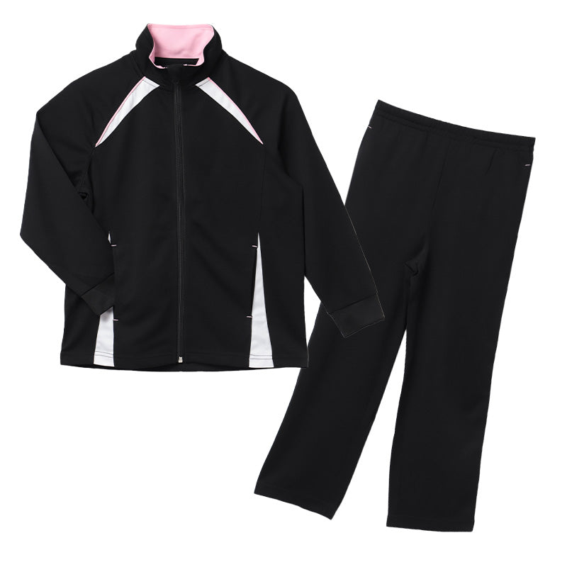 女の子 ジュニア ジャージ 上下セット セットアップ 130cm～160cm セット キッズジャージ 長袖 長ズボン 体操服 女子 キッズ 子供 トレーニングウェア スポーツ