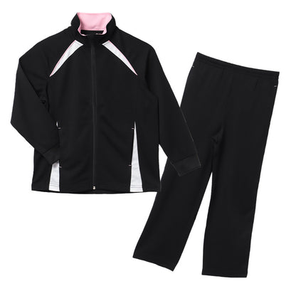 女の子 ジュニア ジャージ 上下セット セットアップ 130cm～160cm セット キッズジャージ 長袖 長ズボン 体操服 女子 キッズ 子供 トレーニングウェア スポーツ