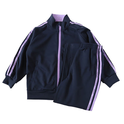 女の子 ジャージ 上下セット セットアップ 130cm～160cm セット キッズジャージ 長袖 長ズボン 体操服 女子 キッズ ジュニア トレーニングウェア 子供 スポーツ こども