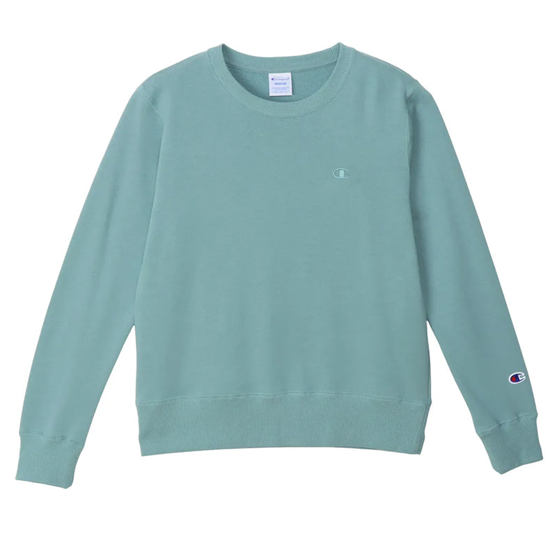 Champion スウェット レディース プルオーバー 裏起毛 ルームウェア 普段着 S M L LL 無地 ベーシック チャンピオン ブランド トレーナー 婦人 綿混