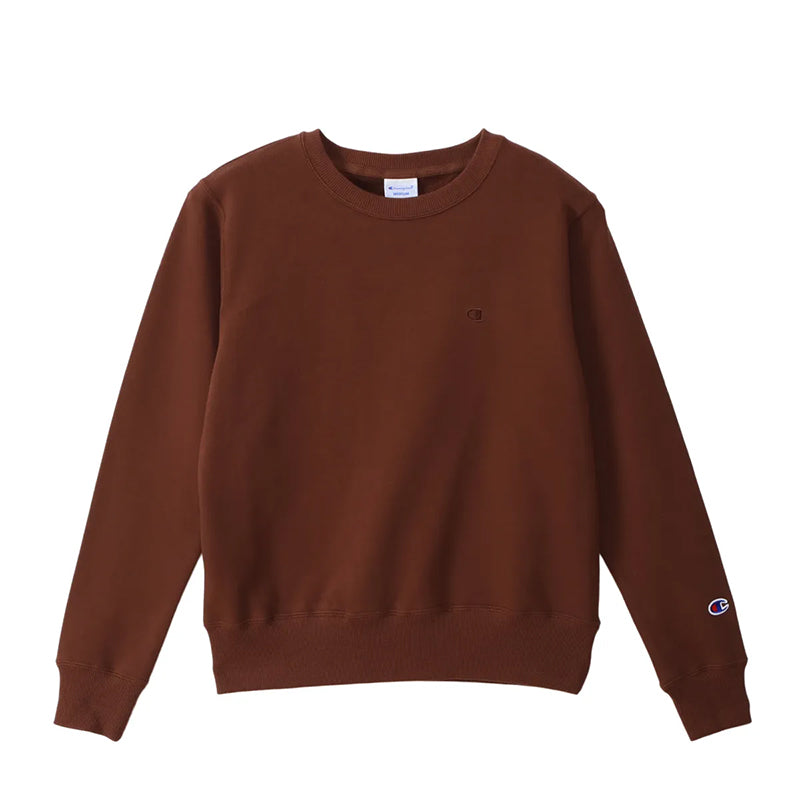 Champion スウェット レディース プルオーバー 裏起毛 ルームウェア 普段着 S M L LL 無地 ベーシック チャンピオン ブランド トレーナー 婦人 綿混