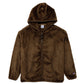 Champion チャンピオン レディース フリース ジャケット シープ M・L Champion ジップパーカー ロゴ入り フリース ボア 重ね着 冬 カジュアル ウィメンズ ジップフードジャケット