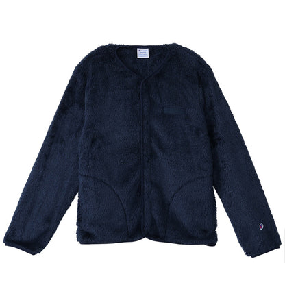 Champion レディース スナップジャケット M・L (チャンピオン 起毛 冬 ふわふわ もこもこ) (送料無料) (在庫限り)