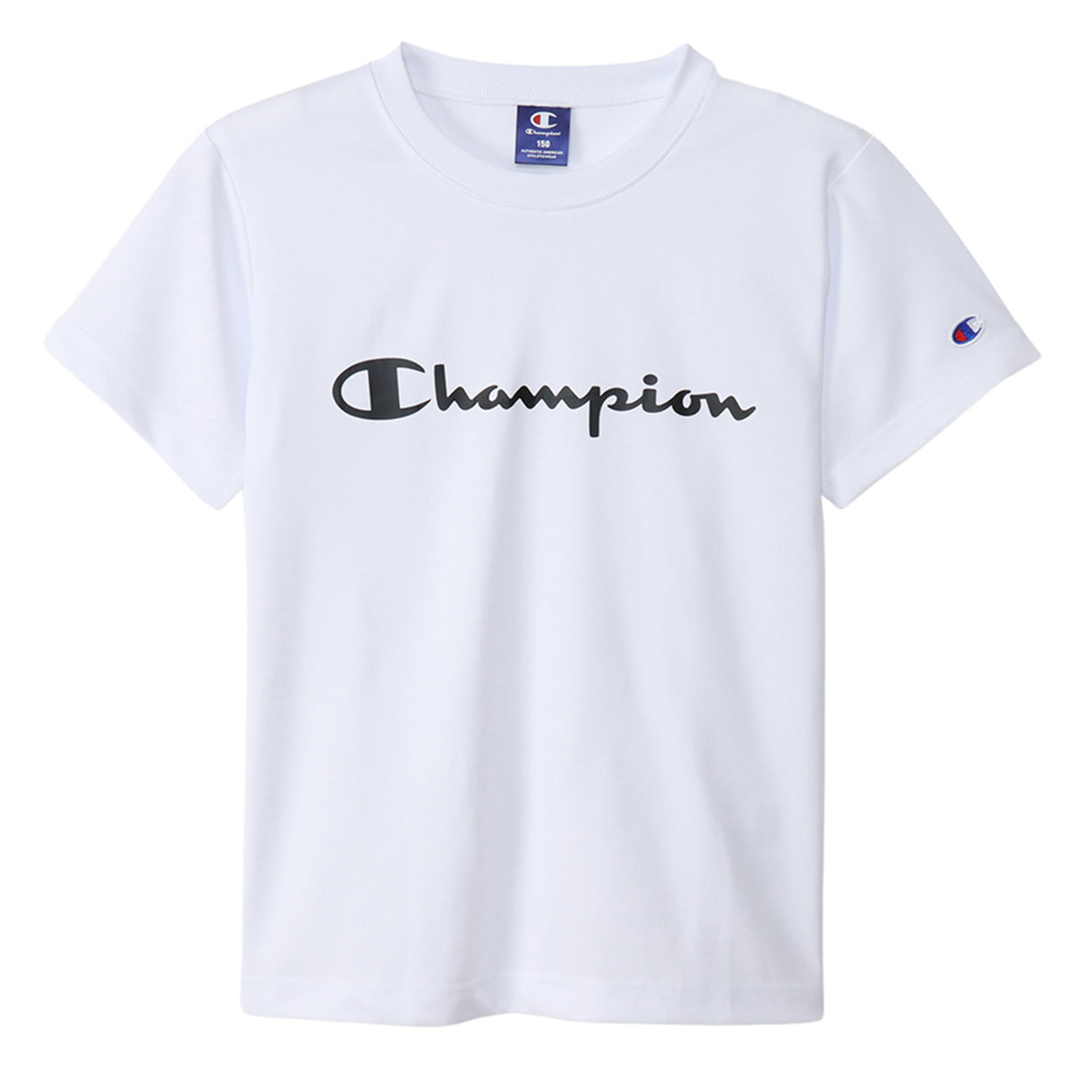 チャンピオン キッズ Tシャツ 速乾 半袖 子供 スポーツ 100cm～170cm (champion 100 110 120 130 140 150 160 170 子供服 男の子 女の子 トップス ジュニア)