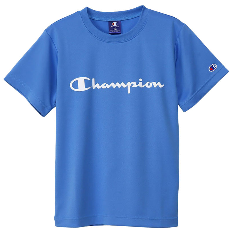 チャンピオン キッズ Tシャツ 速乾 半袖 子供 スポーツ 100cm～170cm (champion 100 110 120 130 140 150 160 170 子供服 男の子 女の子 トップス ジュニア) (在庫限り)