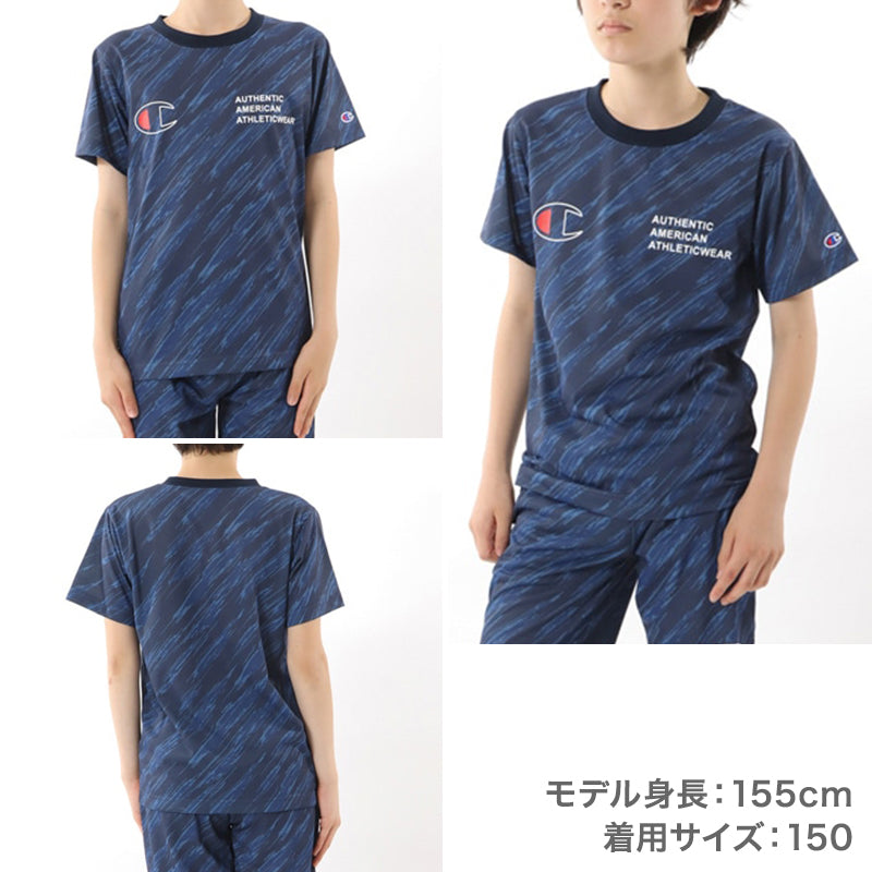 チャンピオン 子供用 半袖 スポーツ Tシャツ 130cm～160cm champion 130 140 150 160 子供服 男の子 女の子 トップス ジュニア メッシュ (在庫限り)