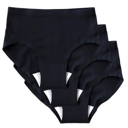 サニタリーショーツ ジュニア 昼用 3枚セット 140～160cm ショーツ サニタリー 羽 黒 シームレス ジュニア用 生理用ショーツ 小学生 中学生 下着 140 150 160