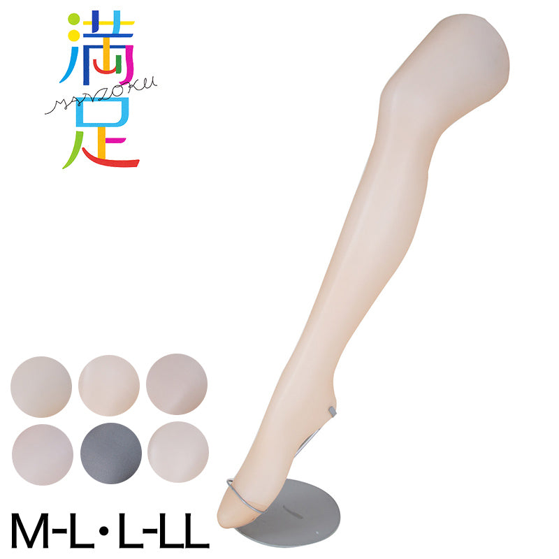 福助 デイリー満足 あったかストッキング 3足組 M-L・L-LL (20デニール ストッキング パンスト 黒 ベージュ パンティストッキング レディース) (在庫限り)