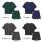 キッズ セットアップ 子供服 半袖 ハーフパンツ 上下セット 綿100％ オーバーサイズ 130 140 150 160 cm 夏服 男の子 女の子 ジュニア ルームウェア 部屋着 パジャマ 小学生 中学生 SHISKY ポケット付き 調整紐 無地 おしゃれ ゆったり 通学 外遊び
