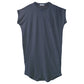 レディース ワンピース 夏 春夏 綿100％ コットン フレンチ袖 M L 半袖 ロング丈 ロングワンピース Tシャツワンピース カットソーワンピース ルームウェア 部屋着 サイドスリット 胸ポケット さらさら ゆったり 体型カバー ミセス 大人 シンプル