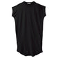 レディース ワンピース 夏 春夏 綿100％ コットン フレンチ袖 M L 半袖 ロング丈 ロングワンピース Tシャツワンピース カットソーワンピース ルームウェア 部屋着 サイドスリット 胸ポケット さらさら ゆったり 体型カバー ミセス 大人 シンプル