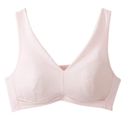 グンゼ クールマジック ノンワイヤーブラ 蒸れない 春 夏 M～LL メッシュ ムレにくい 通気性 吸汗速乾 夏用ブラジャー 楽ちん リラックス インナー 下着 締め付けない GUNZE レディース 快適 (在庫限り)